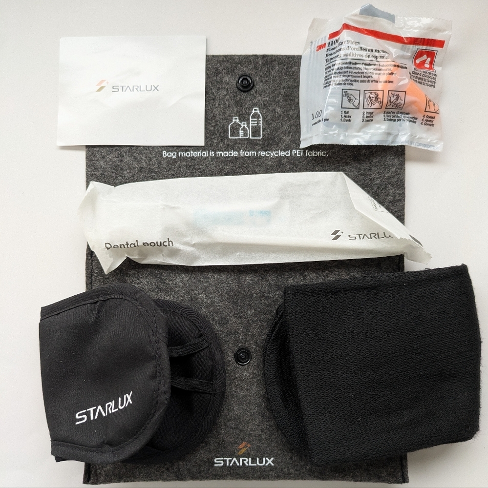 Starlux Six Travel Amenity Kits in Grey - Picture 2 of 6
